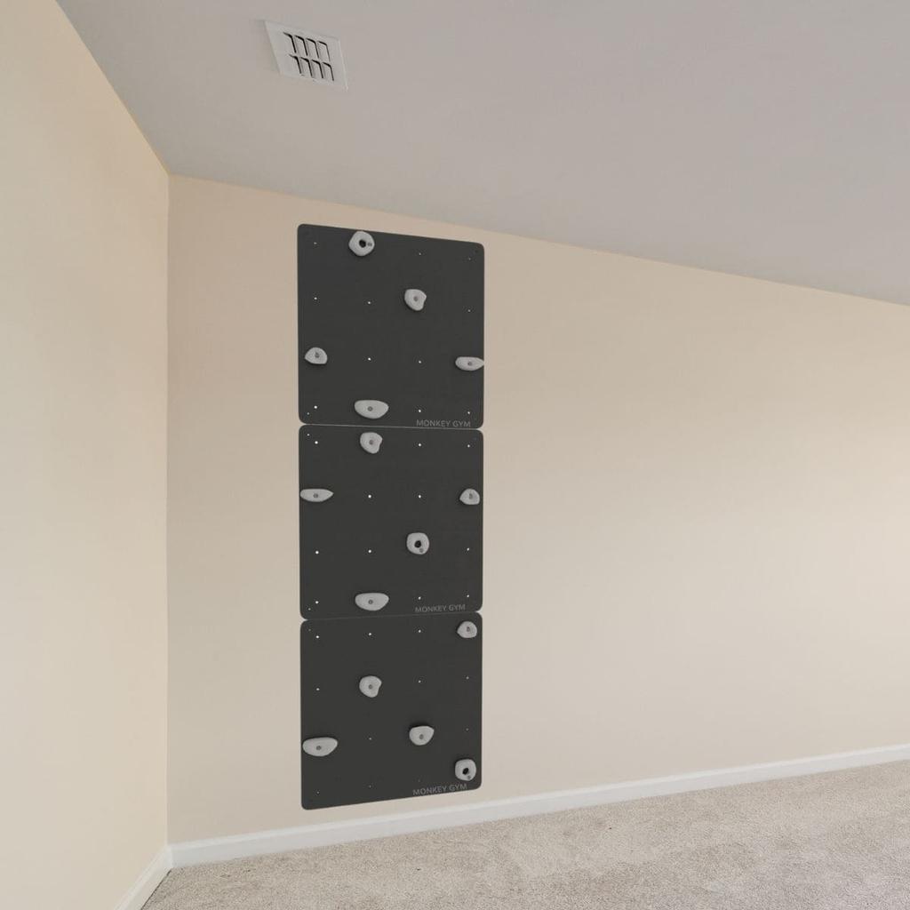 Climbing Wall Square 3 Black - Gray Grips