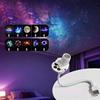 1/11/11 Patterns Starry Sky Light Bedroom Creative LED Night Light 161 ° Rotating USB Moon Projection Light Atmosphere Lamp