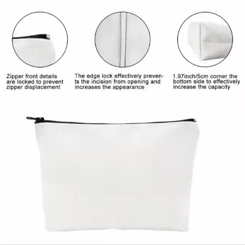 Outdoor Leak-proof Makeup Bag-Linen Large-capacity Travel Cosmetic Toiletry Organizer, for Women Trip Use,Portable Storage Pouch