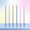 6Colors/Set Press Type Color Gel Pen Color Ink Macaron/Morandi/Retro Color Neutral Pen 0.5mm ST Tip Signing Pen Students Gift