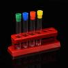 1 Collection Plastic Test Tube Rack 6 Holes Stand Lab Test Tube Stand Shelf Supply Auxiliary Teaching Equipment In School Laboratory
