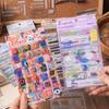 6 styles 4 sheets English short rhyme series vintage Decoration sticker Scrapbooking Material Diary Album Junk Journal Supplies