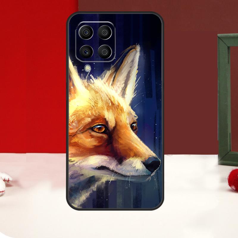 

Watercolor Painting The Fox Case For Samsung Galaxy M53 M33 M13 M12 M32 M52 M06 M16 M36 M56 M15 M55 M31 M14 M35 M34 M54 Samsung M55