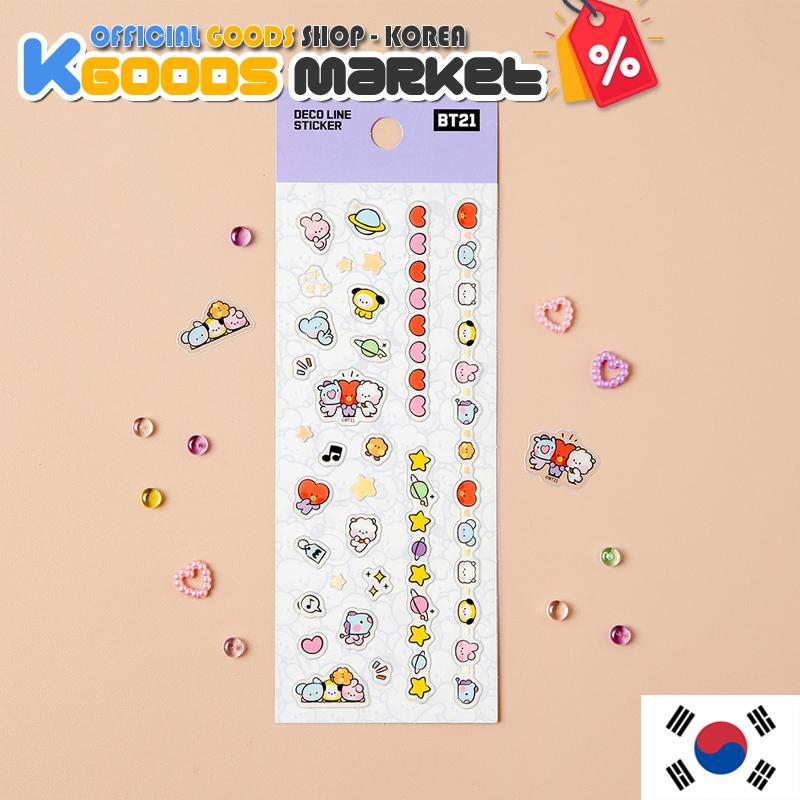 

Наклейка BT21 Minini Deco Line Официальные товары