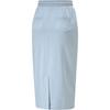 Puma Minimalist Brand Logo Comfortable Casual Knitted Long Dress Women Dresses Mist-Blue 533137-61