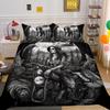 3D Beauty Skull Printing Bedspreads Twin Size Polyester Home Bedding Set Boy High Quality Home Duvet Cover Set