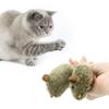 Interactive Mouse Cats Toy with Squeaky Sound Automatic Mouse Toy for Indoors Cats Electronic Mouse Toy for Selfs Play