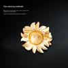 Yeni Retro Broş, Üst Düzey ve Çevik Arı Papatya Broş, Kadın Broş, Ayçiçeği Broş, Mizaç Broş, Broş Pin