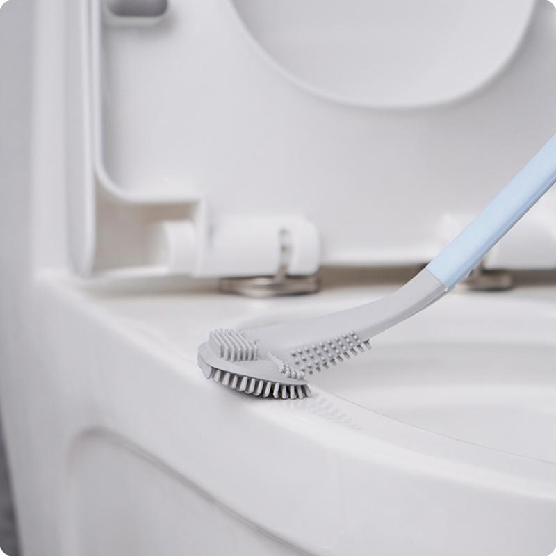 Toilet Brush Household No Dead Angle Long Handle Toilet Artifact Wall Mounted Ba