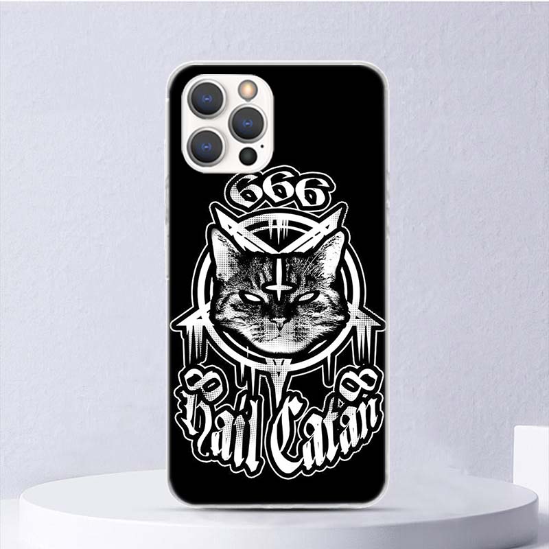 Witch And Cat Colorful Cute Soft Case For iPhone 16 17 Air 16E 15 Plus 11 12 13 Mini 14 Pro Max Phone Cover Apple 7 8 SE Coque F