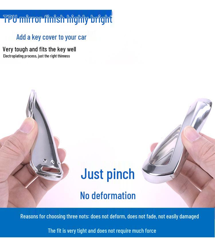 Soft TPU Full Coverage Key Case for Geely Emgrand
