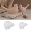 Resin Crafting Mold Candle Moulds Bird Shape Craft Mould Silicone Texture Handmade Supplies Suitable for Making Ornament