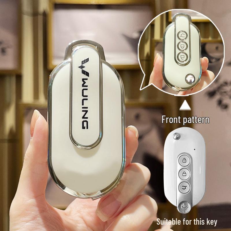 2022 Wuling Hongguang Mini EV Key Case Macaron Buckle for Baojun 730