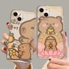 Süße Capybara Handyhülle Für IPhone 16 15 14 13 12 11 Pro Max X XS XR 7 8 Plus SE Fundas Lustige Tiere Transparent Weiche Hülle