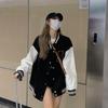 Baseball uniform for women in spring and autumn, ins trendy Korean version, versatile jacket, bf lazy style couple, retro casual top, thin section