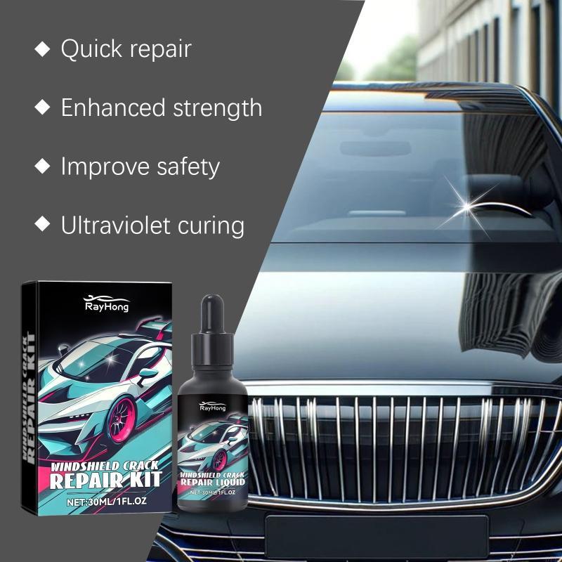 Auto Windshield Repair Solution Glass Repair Fluid for Safe Crack Repair and Simple Steps in Vehicle Maintenance D7YA