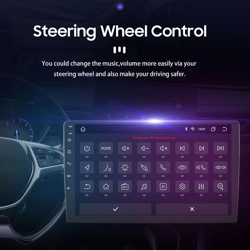 OSSURET 2 Din Android Auto Radio für Opel Antara 1 2006 - 2017 Autoradio Multimedia Video Player Kabelloses CarPlay Auto RDS Stereo Intelligentes Audio