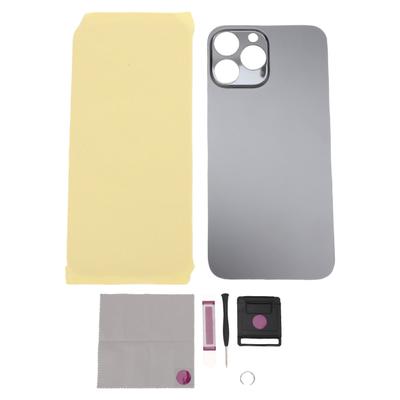 Phone Back Cover Replacement for 13 Pro Maximum Grey Color Phone Back Glass Cover Replacement with