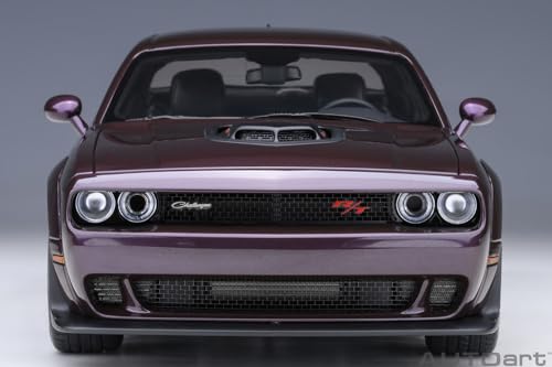 AUTOart 1/18 Dodge Challenger R/T Scat Pack Widebody 2022 HELLRAISIN/Metallic Purple (Finished Model)