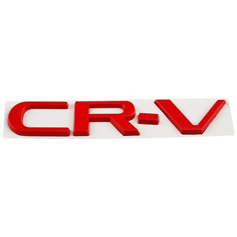 15.4cm Metal 3D Car Stickers Side Fender Badge Styling for Honda CRV Logo 2023 2024 Rear Trunk Emblem Decal Exterior Accessories ajl256