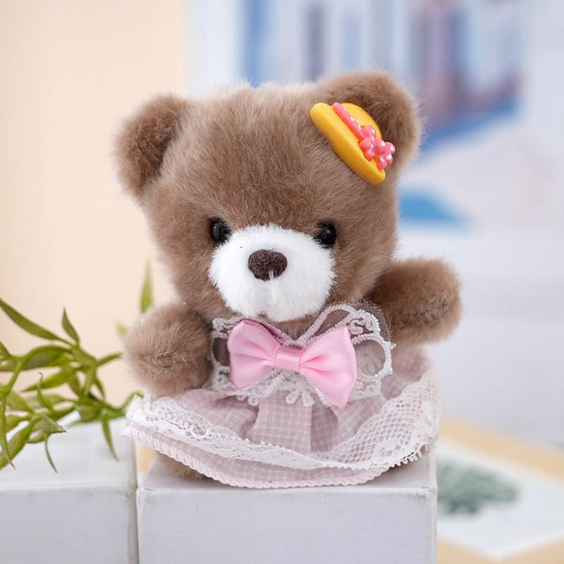 Plush Bear Keychain With Cute Bowtie For Kids And Teens Gift