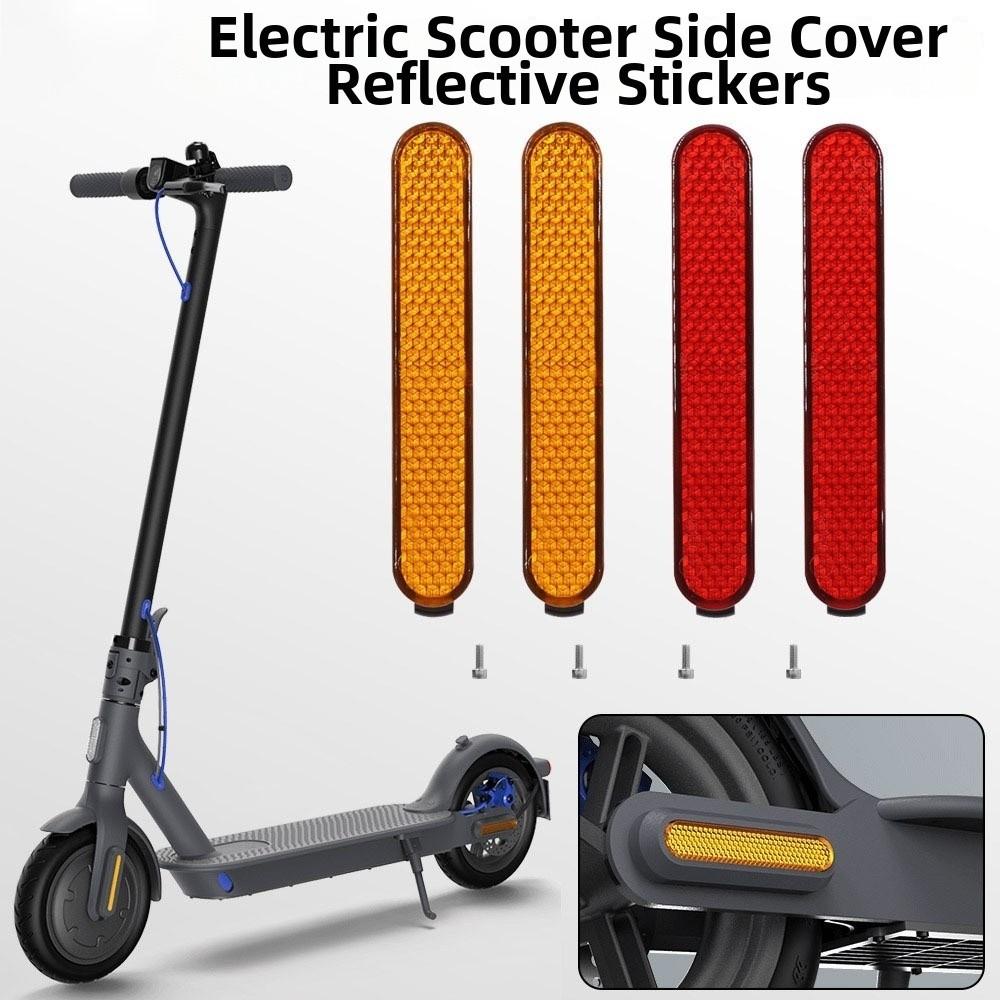 1Set Plastic Electric Scooter Stickers Accessor Rear Safety Decoration For Xiaomi Pro2 1S-M365 Mi3