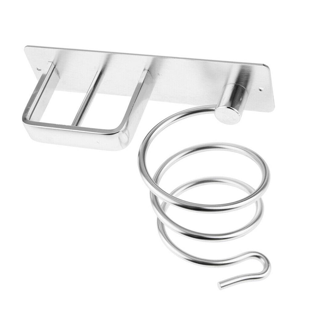 Bathroom Salon Hair Dryer Straightener Holder Shelf Storage Organizer Wall Rack