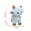 30cm Cute Cloud Sheep Plushie, Sitting Zodiac Sheep Stuffed Doll, Soft Fluffy Sheep Toy for Home Decor Birthday Gift