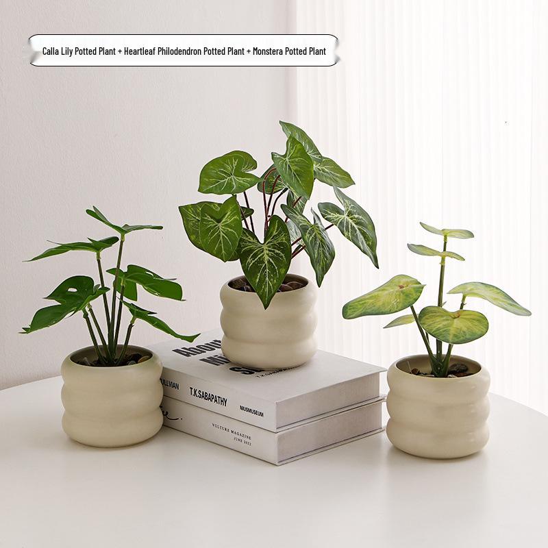 Nordic Green Artificial Potted Plant for Home or Office Decoration