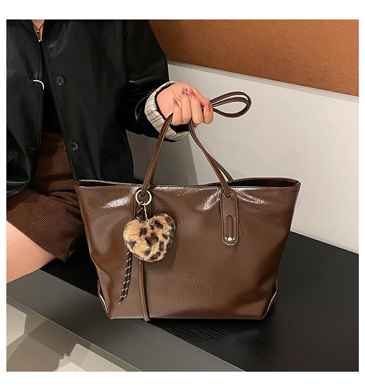 2025 Fashionable Minimalist Tote Bag - Large Capacity, Versatile Shoulder Bag for Women's Casual and Daily Commute