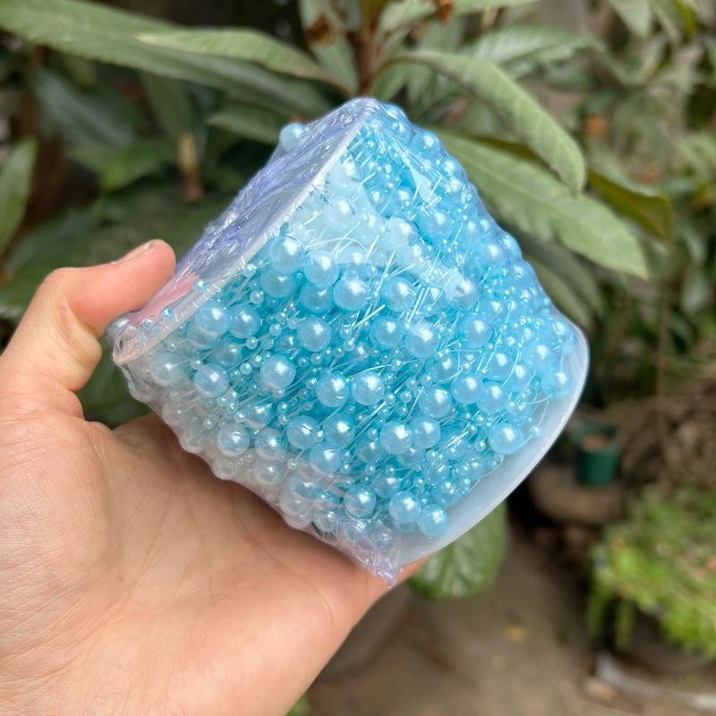 Faux Pearl Fringe Chain Artificial Pearls String DIY Handmade Jewelry Accessories Bridal Hair Accessories Bouquet Decor