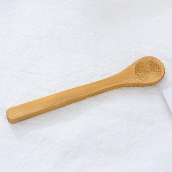 6Pcs/Set Wooden Children Home Long Handle Mini Medicine Tableware Honey Spoon