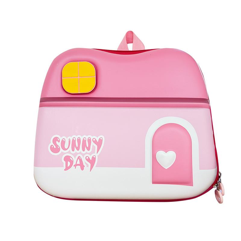 Childrens Color Candy Backpack Oxford Cloth Material Schoolbag Kindergarten