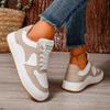 Fashion Ladies Shoes on Sale 2024 Brand Lace Up Women's Vulcanize Shoes Autumn Round Toe Mixed Colors Breathable Sport Shoes Ladies