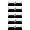 TEHAUX 10pcs Blank Ink Pads - 3x3cm Empty DIY Stamp Pads for Ink Refill - Blending Sponge Ink Pad with Cover - Ideal for Crafting, DIY Painting