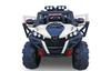 Auto Buggy Perfomance White Battery-Powered, Strong, Safe