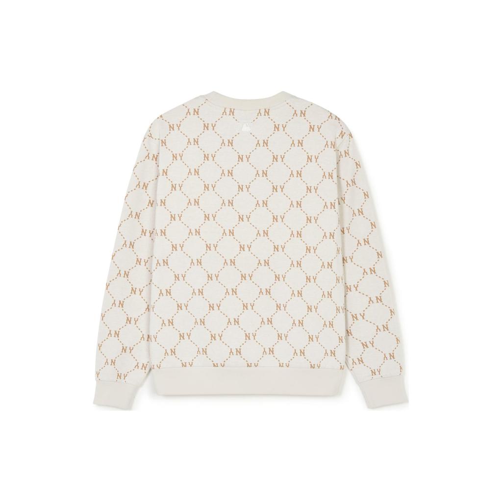 New MLB SS24 Sweatshirt Unisex Cream 3AMTM0141-50CRS