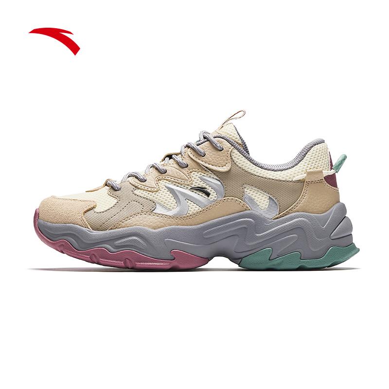 Anta Xingsu Women's Retro Thick-Soled Casual Running Shoes