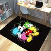 1pc. Colorful Mickey Mouse Splash Art Rug - Perfect for Home Decor, Office Carpet, Chair Cover, Outdoor Decoration, and Gift Ideas!z041129