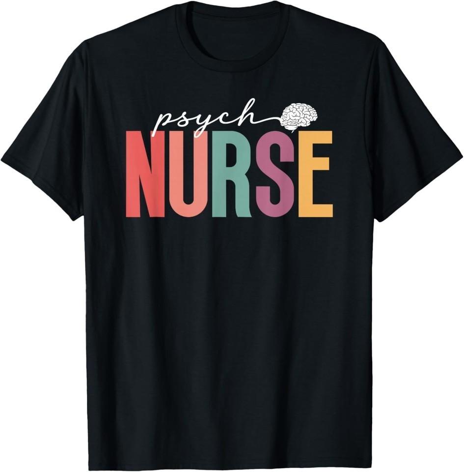 Boho Psych Nurse Appreciation Psychiatric Nurse T-Shirt 2XL