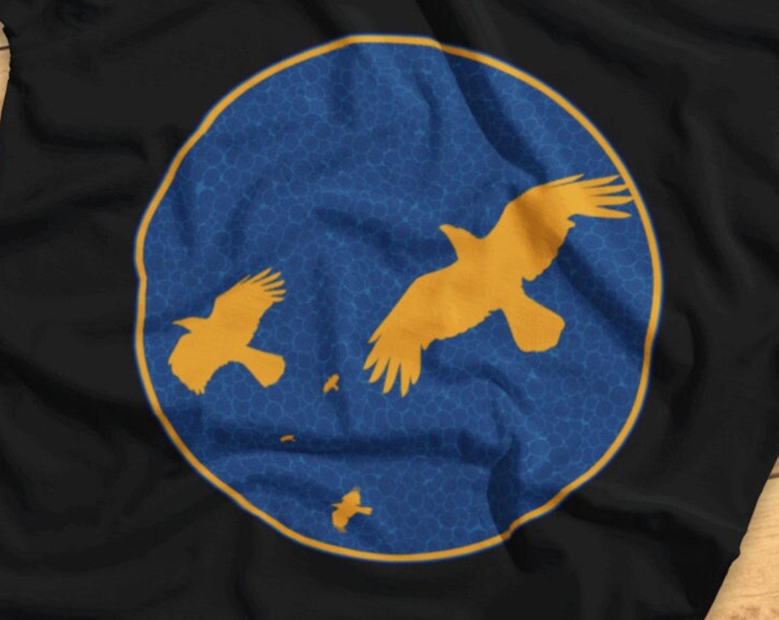 Ravens In Flight - Raven, Crow, Corvid - T-shirt 3XL