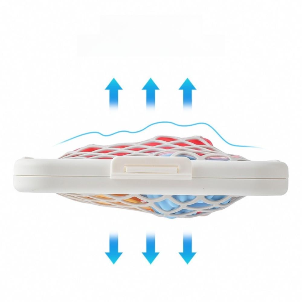 Food-grade Silicone Silicone Mesh Box Mesh Design Spoon Drain Bag Storage Baskets Drain Mesh Small Items