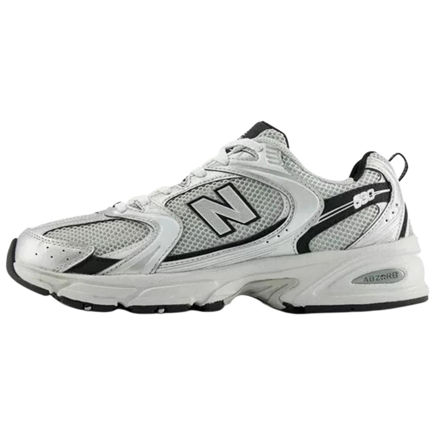 

New Balance 530 Серебристо-серые кроссовки унисекс MR530FGB 38