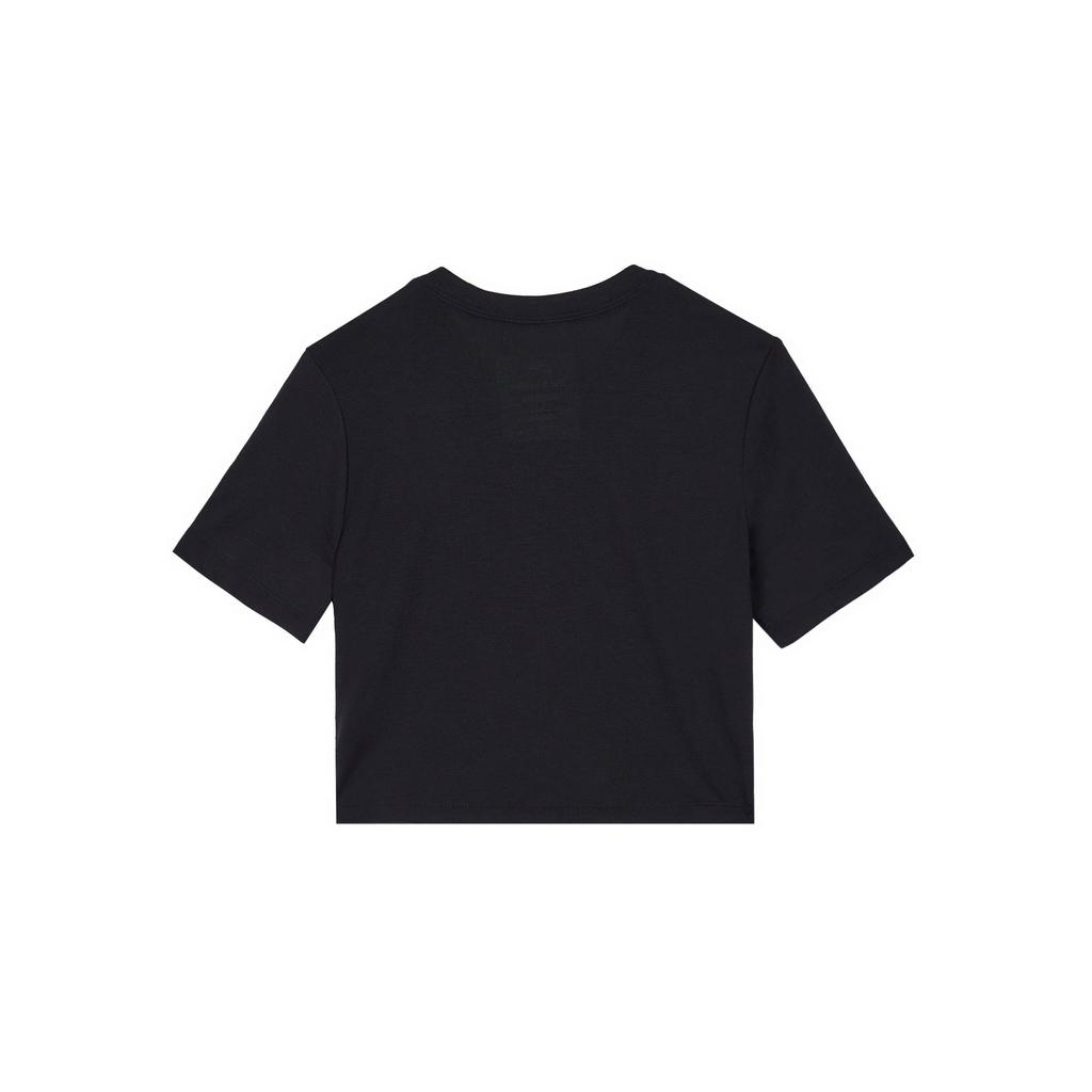 Nike Sportswear Essential Cropped Round-Neck Short-Sleeve T-Shirt Women tops Black DD1329-010
