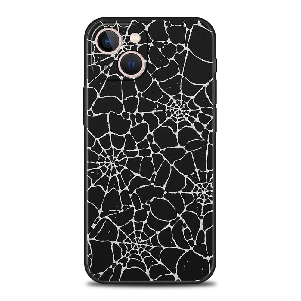 Phone Case Cover for iPhone 17 16 15 14 13 12 Pro Max 11 Pro Max 17 AIR Plus Shockproof Soft TPU Shell Spider Web Fundas Capas
