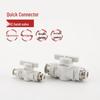 Pneumatic Quick Connect Manual Shut-off Valve