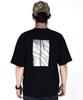 Just Haeng Silver Steel Black Oversized Short Sleeve T-Shirt 2.0