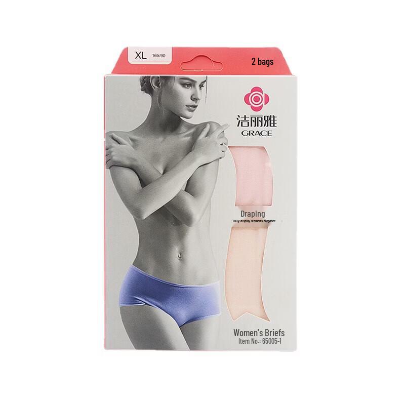 Grace Women s Stretch Cotton Mid-Waist Briefs (2-Pack)