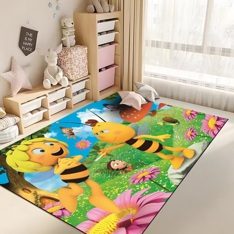 15 Sizes Bee M-Maya Rugs for Living Room Bedroom Dining Kitchen Office Bathroom Non-Slip Large Decor Carpet Alfombra Rugs