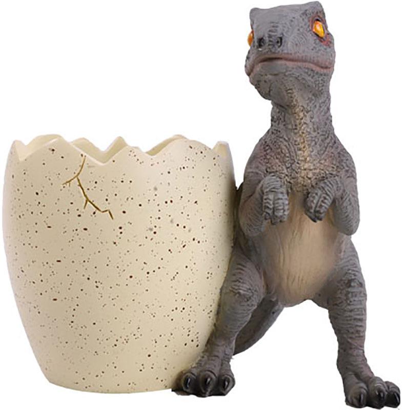 1pc Creative Cartoon Dinosaur Pen Holder Ornament Gift Desktop Storage Resin Craft Gift Decoration Home Decor